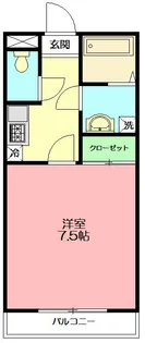アムール上倉田【2階】の間取り