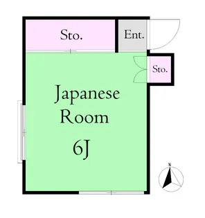 山田荘B棟【1階】の間取り