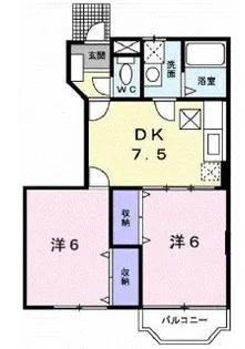 パルテールII【1階】の間取り