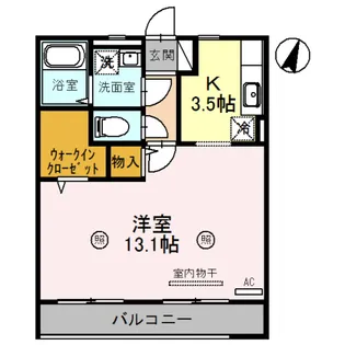 夢咲きの里 D【2階】の間取り
