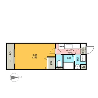 ショコラ【4階】の間取り