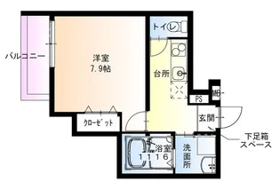 フジパレス堺長曽根町【2階】の間取り