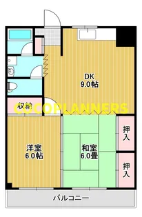 池田コーポ【2階】の間取り