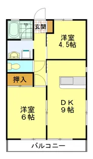プラザ21【1階】の間取り