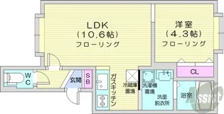 アメニティスペース27【3階】の間取り