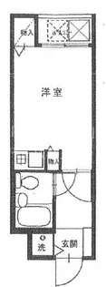 カースク中野【8階】の間取り