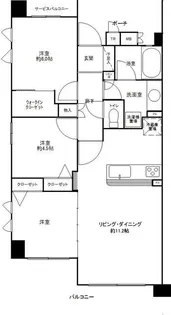 Angel柴又ブライトンテラス【4階】の間取り