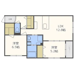COMSAP24 GRAND STAGE【2階】の間取り