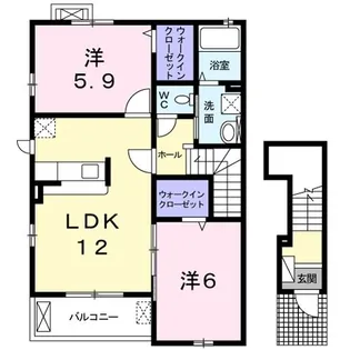 JURI【2階】の間取り