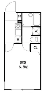 イニッツィオ永田南【4階】の間取り
