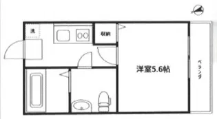 グランフロント坂戸【2階】の間取り