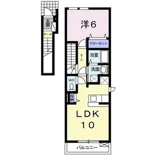ライブヒルズ48【2階】の間取り