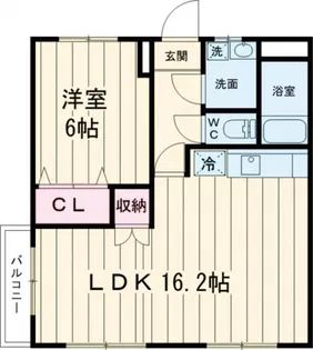 マッローネ・ビル【2階】の間取り