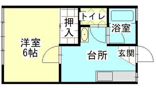 コーポラフォーレ【2階】の間取り