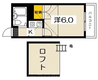フルール【2階】の間取り