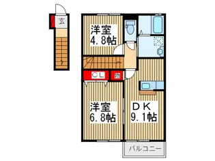 マッティ-ノN【2階】の間取り
