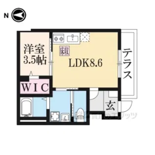 アイべーヌ【1階】の間取り