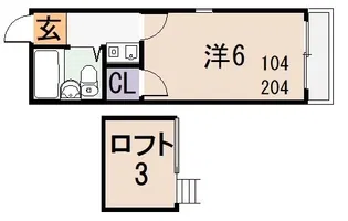ANEMOS【2階】の間取り