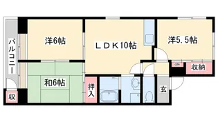 プレアール状ヶ池B【2階】の間取り