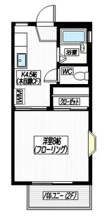 江ノ島ラッフルズ【2階】の間取り