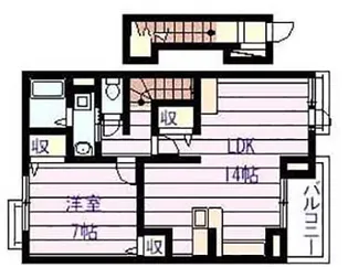 カーサアリエッタ【2階】の間取り