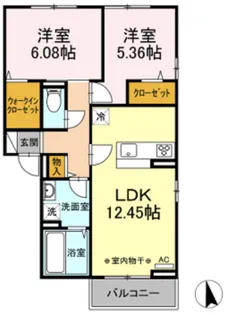アルタフォーレ A棟【1階】の間取り