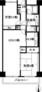 鷺宮パレス【3階】の間取り