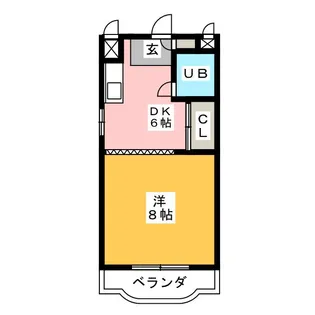 サンハイツこざくら【3階】の間取り