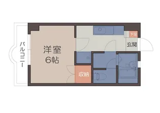 真砂山元マンション【7階】の間取り