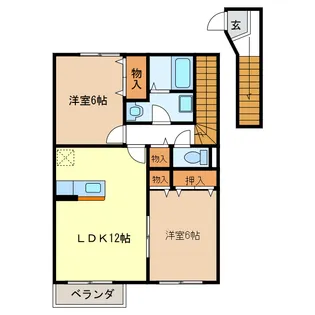 ダンブランセ【2階】の間取り
