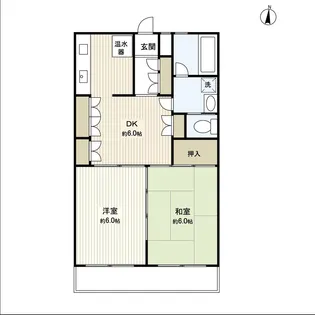 高砂シティハイツ【3階】の間取り