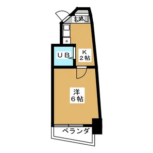 サンリバーイナダ【3階】の間取り