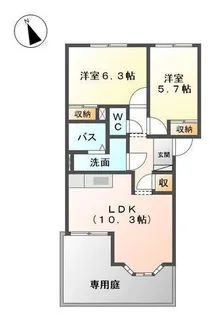 パサージュ【1階】の間取り