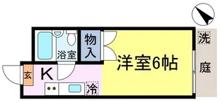 1Rの間取り画像