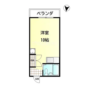 埼玉県川越市大字下広谷【アパート】の間取り