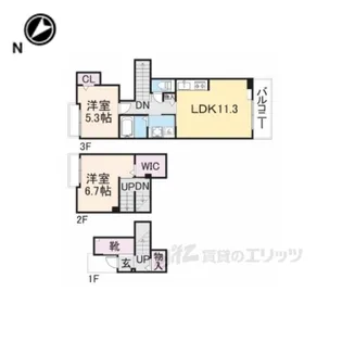 アヴニール・セカンド【2階】の間取り