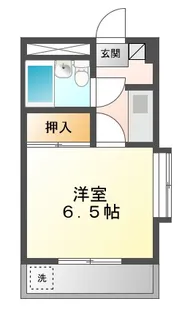 シャトレーヌ豊【1階】の間取り