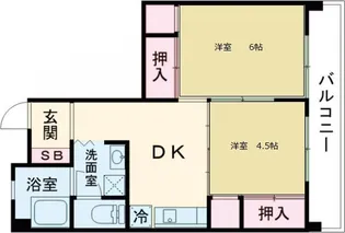 岡部ビル【3階】の間取り