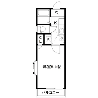 トラント・ロアI【1階】の間取り