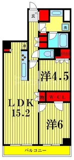 パークホームズ新小岩三丁目【4階】の間取り