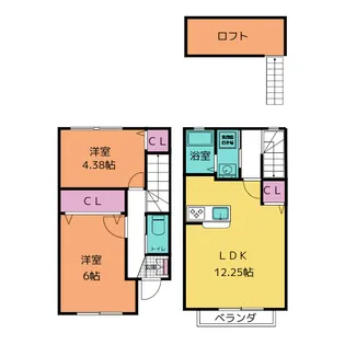 フランベル【1階】の間取り