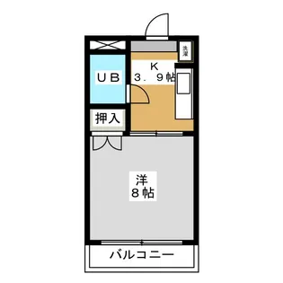 イレブンハイツ【1階】の間取り