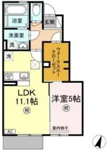 ヴェラビスタ【1階】の間取り