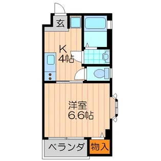 菊水パレス【4階】の間取り