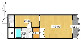 樋の口屋ビル【3階】の間取り