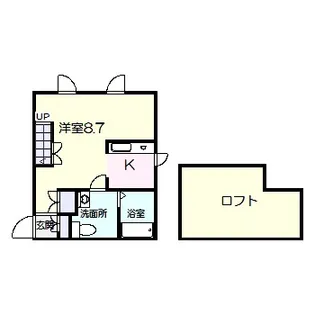プリマ前橋朝倉【2階】の間取り
