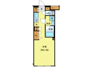 プレール・ドゥーク中野上高田【3階】の間取り