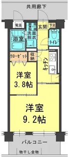 岡山県岡山市南区新保【マンション】の間取り
