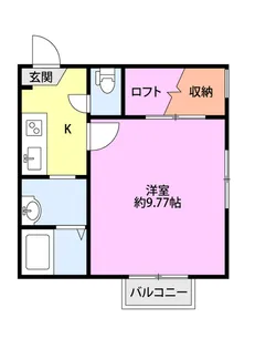 ディオ【1階】の間取り