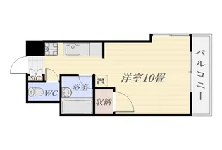 上杉第8マンション中央【5階】の間取り